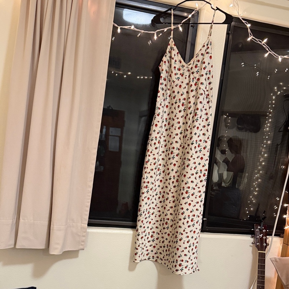 a new day Cream Floral Dress